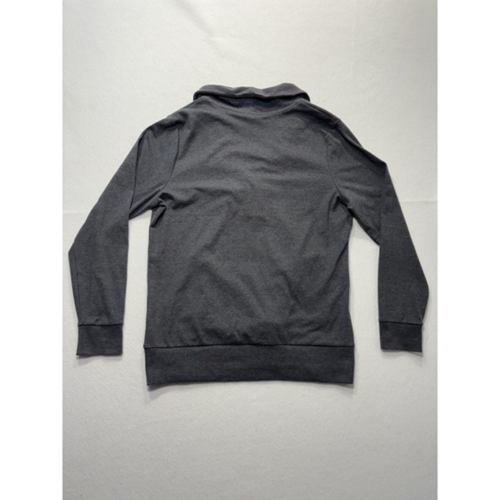 Banana Republic Mens Gray Shawl Collar Henley Sweatshirt Pockets Pullover L - Picture 11 of 14